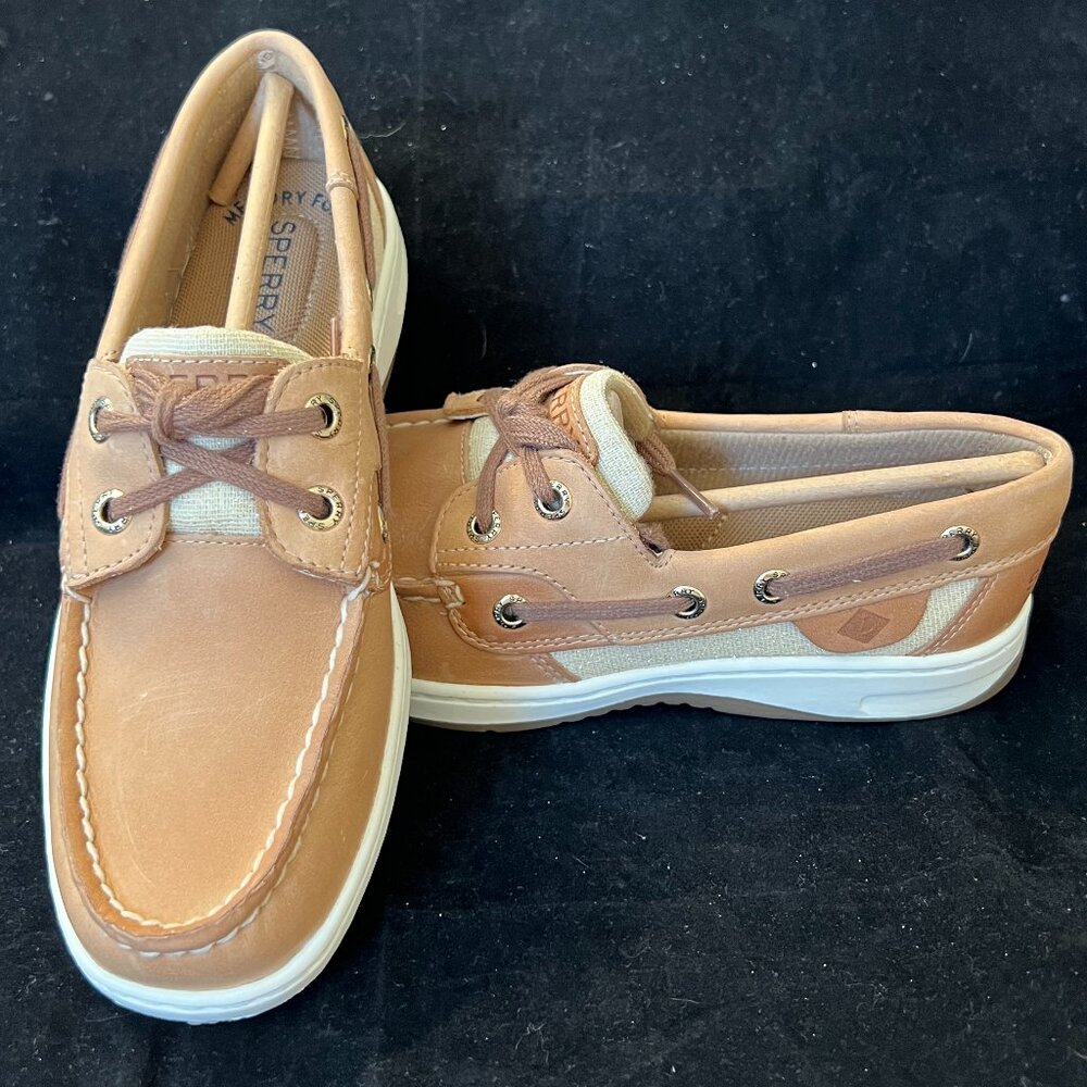 Sperry Topsiders Bluefish Linen W 5
